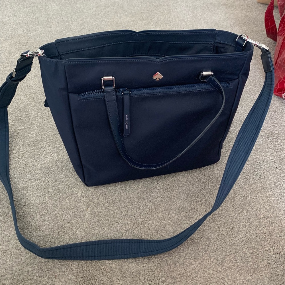 Kate Spade Navy Nylon Jae Crossbody